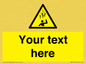 Custom Falling Ice sign